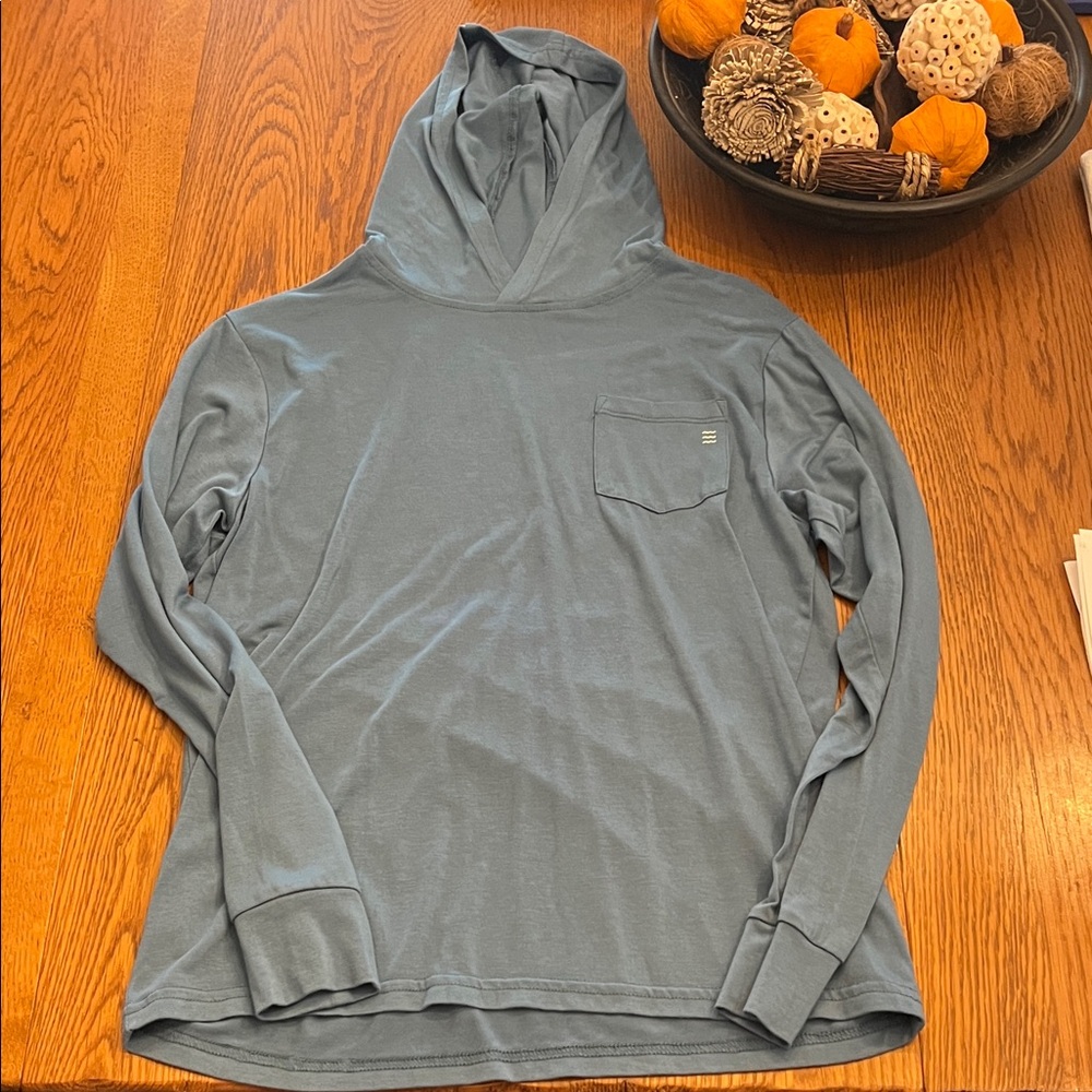 Free Fly Apparel Blue Kids Hoodie